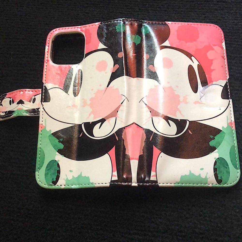 Mickey Mouse leather phone case